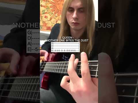 Top 5 EASIEST Basslines of All Time  (With Tabs)