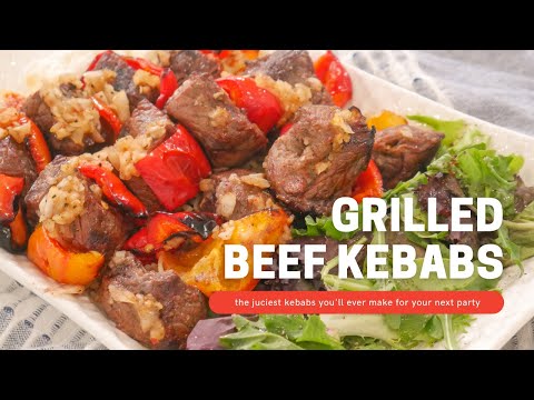 Grilled Beef (Tenderloin) Kebabs