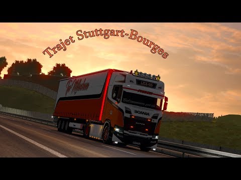 Trajet Stuttgart-Bourges en Scania S [G27]
