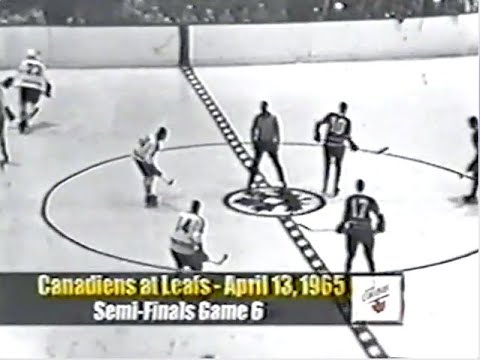 1965 Stanley Cup Semi Final Game 6.  Montreal Canadiens at Toronto Maple Leafs, April 13, 1965