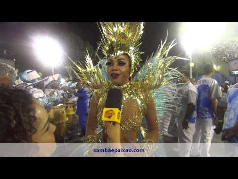 Cobertura Carnaval 2017: Entrevista Bianca Monteiro Rainha da Portela