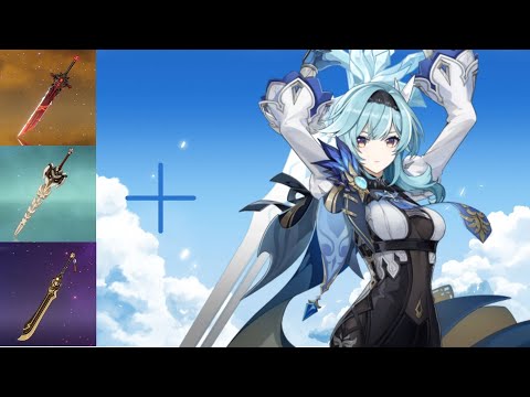 Genshin Impact | Eula Weapon Comparison