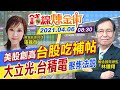 【錢線煉金術 盤中】吃大補帖 美股慶漲 營收公布 台股坐六望七 @中天財經頻道ctifinance 20210406