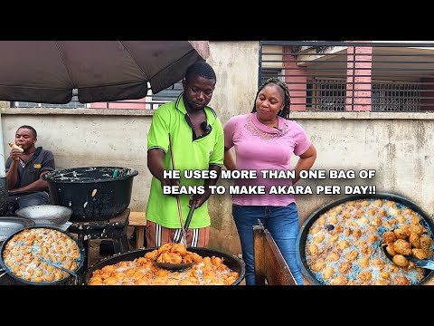 HOW THIS NIGERIAN BOY BECAME A MILLIONAIRE SELLING POPULAR STREET FOOD WILL SHOCK YOU 😲!! | Akara