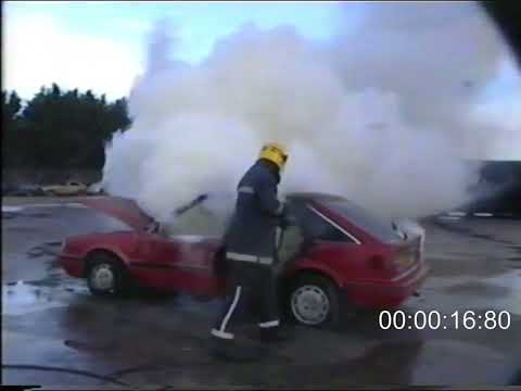 CAR FIRE - FIRE FOGGING