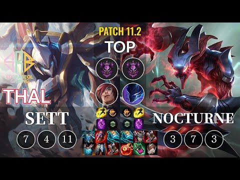 SRB Thal Sett vs Nocturne Top - KR Patch 11.2