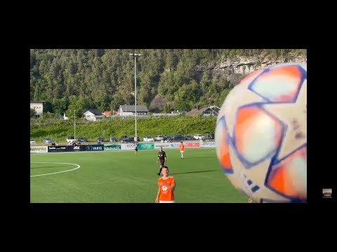 Høgdepunkt frå kampen mellom Åndalsnes - Vestnes Varfjell 6-2 (2-1)