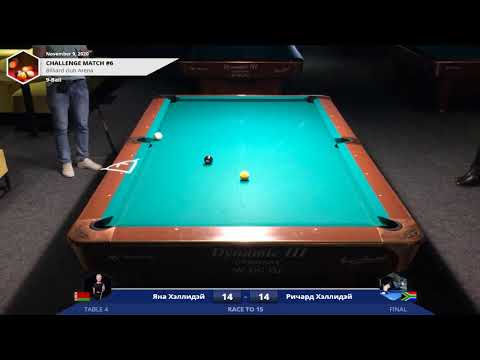 Challenge Match (Belarus) #6 - Yana Halliday vs Richard Halliday - 9 ball - |09.11.2020|