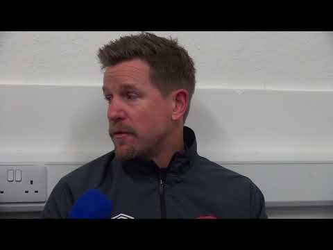 Darren Edmondson with reaction to the Hartlepool FA Youth Cup defeat