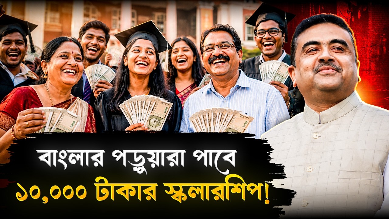 ৫০% নম্বর পেলেই বাংলার পড়ুয়ারা পাবে ১০,০০০ টাকা! কীভাবে করবেন আবেদন? | WB CM Scholarship 2026