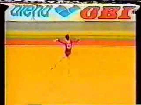 Ecaterina Szabo - 1986 DTB Cup AA - Floor Exercise