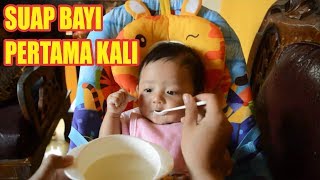 Tutorial Menyuap Bayi Pertama Kali