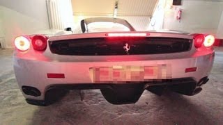 Ferrari Enzo INSANE Cold Start Up and HUGE Revs | Straight Pipes