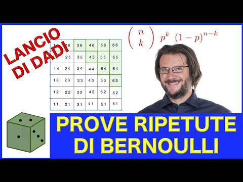 Prove ripetute di Bernoulli esercizio sul lancio di due dadi