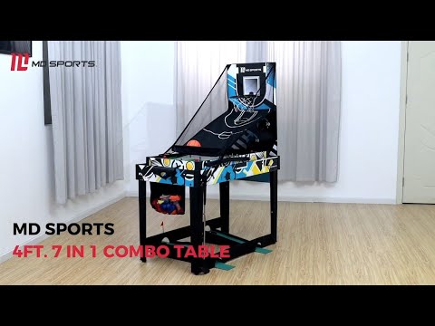 MD Sports 7 in 1 Combo Game Table
