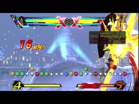 UMVC3 X-23 Super Jump Combo 890 Damage