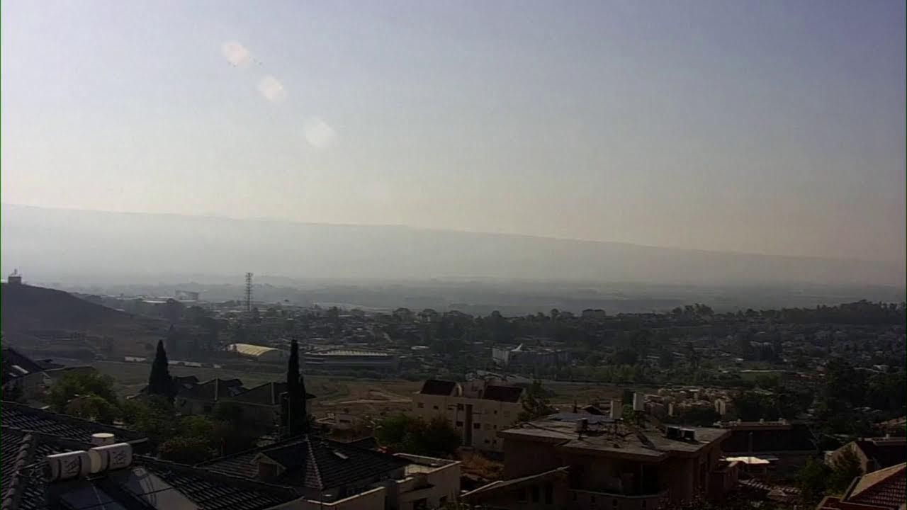 Live skyline from southern Israel.