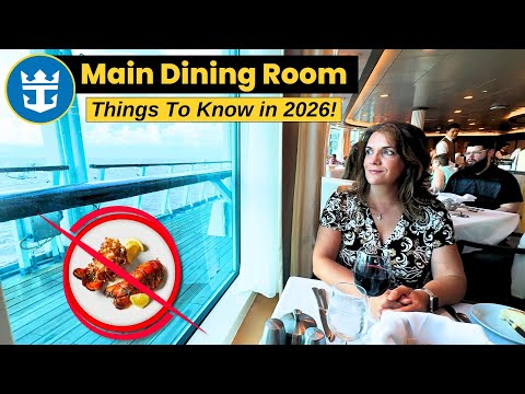How Royal Caribbean MAIN DINING Room Works [2026 MENUS & Must-Know TIPS]