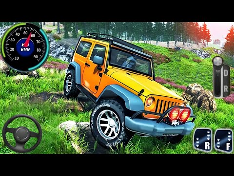 Extreme Offroad Mud Jeep Driving -Rock Track Suv Jeep Driving Simulator -Android Gameplay.