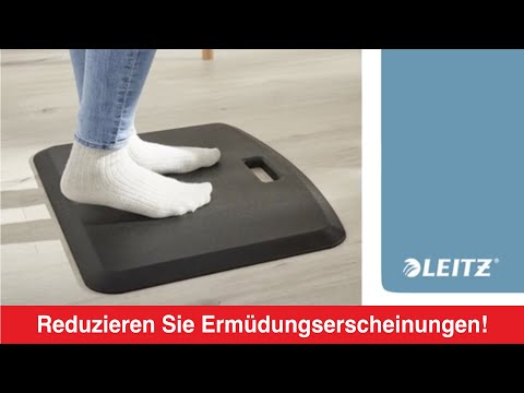 Artikelvideo 1 für LEITZ Anti-Ermüdungsmatte Büro Ergo Cosy grau 45,7 x 55,8 cm, Artikelnummer 793887