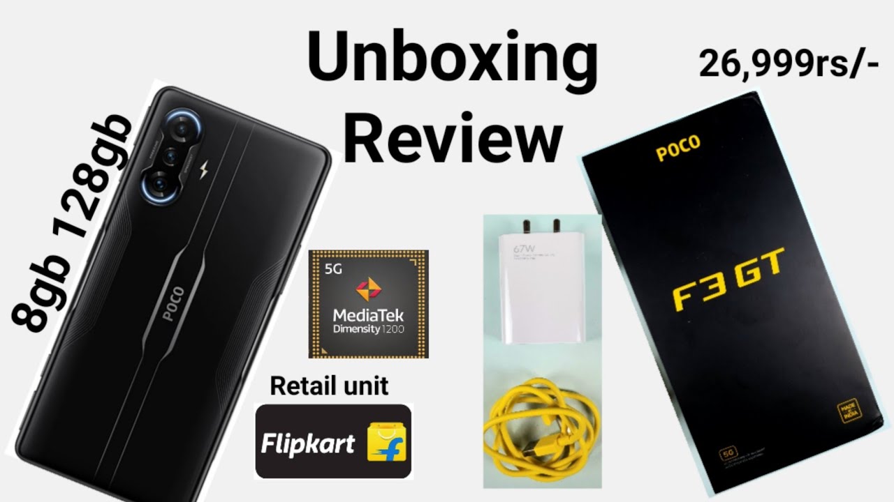 Poco F3 Gt Unboxing Mini review Gaming Monster 🔥🔥🔥