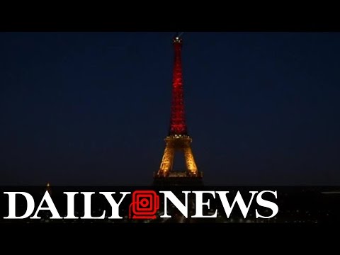 Global landmarks light up in Belgian colors