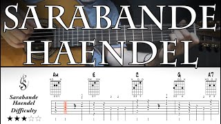 Sarabande Haendel - Classical Guitar Tutorial