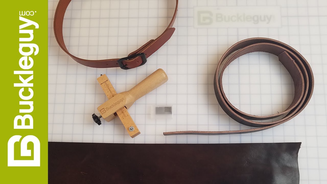 How to Make Leather Belt and Bag Straps with a Strap Cutter