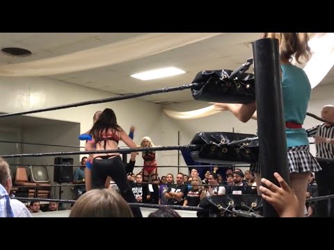 Huge Thong Slip While Wrestling (Katie Lea Winter)
