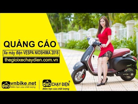 Quảng cáo xe máy điện Vespa Nioshima Plus