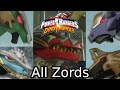 Power Rangers Dino Thunder All Zords