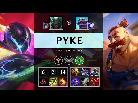 Pyke Support vs Braum - BR Challenger Patch 25.08