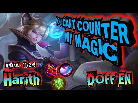 No chance for enemies to counter!! Perfect Harith gameplay by Top Philippines Player DOFF EN | ML