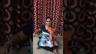 Download lagu Mannil indha kadhal song violin by kaavya mp3