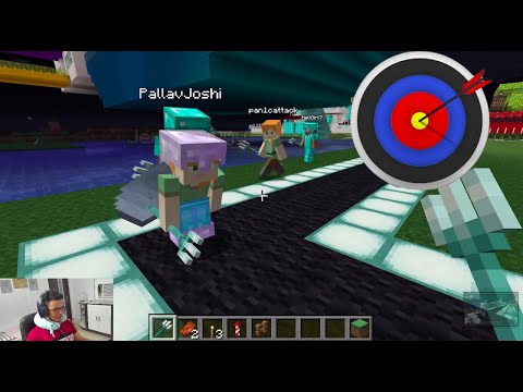 Live Insaan - First Ever Minecraft Archery🎯 Competition | Live Insaan
