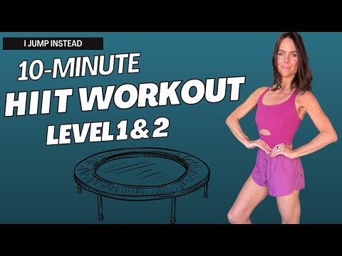 10-Minute HIIT Rebounder Workout | Beginner/Intermediate Full-Body Fitness 12/20