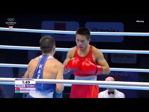 Zakir Safiullin (KAZ)-Jun Shan (CHN) 57-63 kg