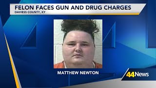 Owensboro felon facing gun and drug dealing charges after search of home