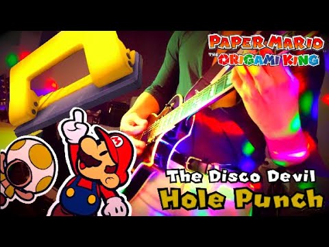 The Disco Devil / Hole Punch - Paper Mario METAL Cover + Guitar TABS「ノリノリあなあけフリーク」