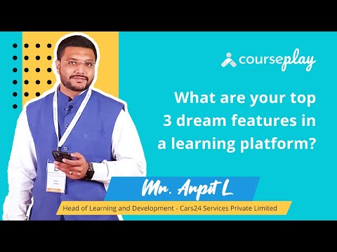Mr. Arpit L lists his dream features for a learning platform