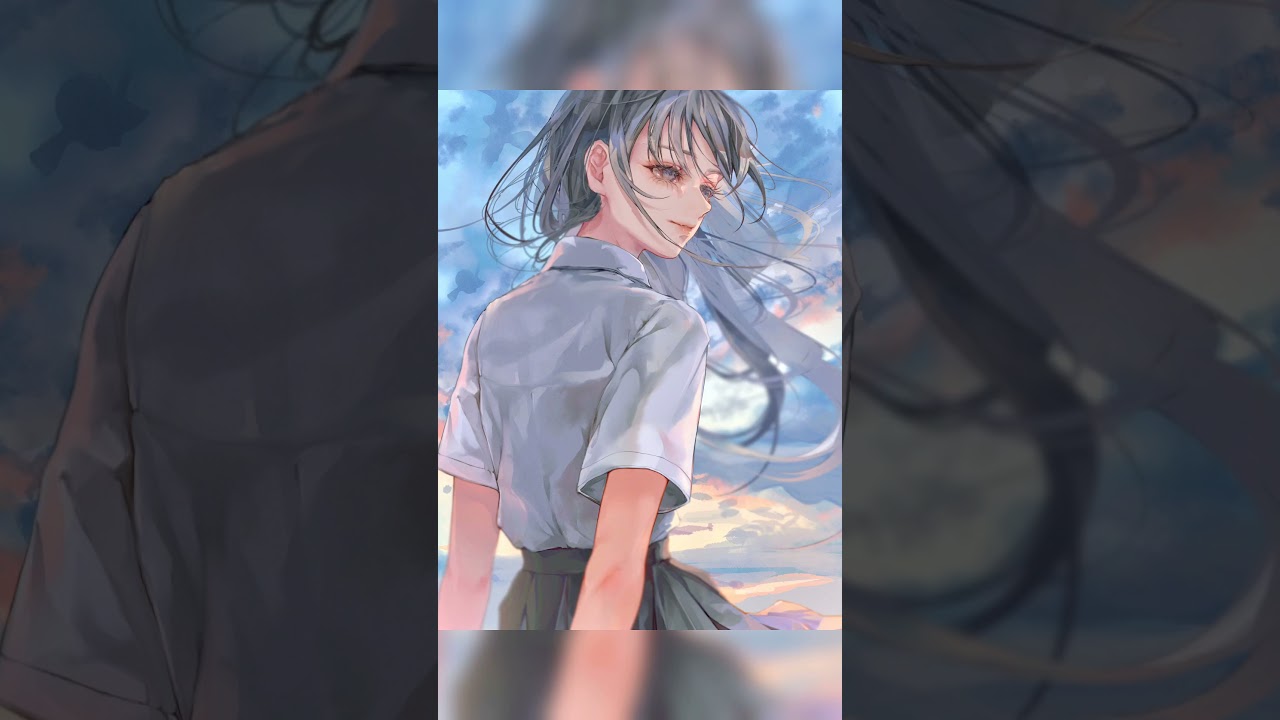 目のハイライトを消すと癖に刺さる絵になるらしい…？ #イラスト