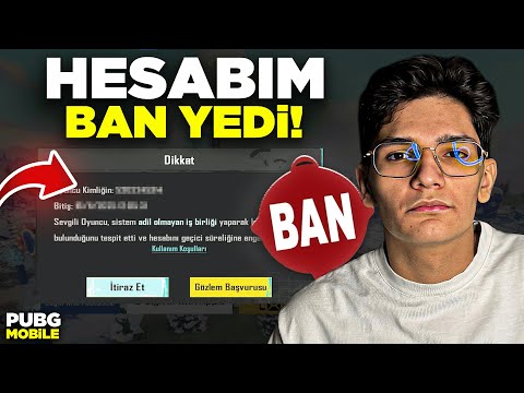 YETER ARTIK! HESABIM BAN YEDİ - PUBG MOBİLE