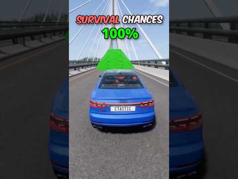 Which Car Makes It Through The Bridge🤔? #shorts