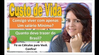 Custo de vida em Portugal. De quanto eu preciso para viver?