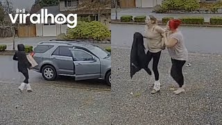 Package Thief Caught in the Act || ViralHog