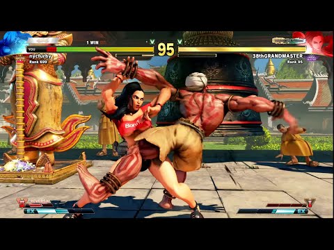 [SFV] TS Sabin (Dhalsim)  vs WolfKrone (Laura) [1080p/60fps]