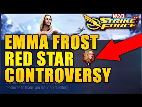 Emma Frost Red Star Controversy - MARVEL Strike Force - MSF
