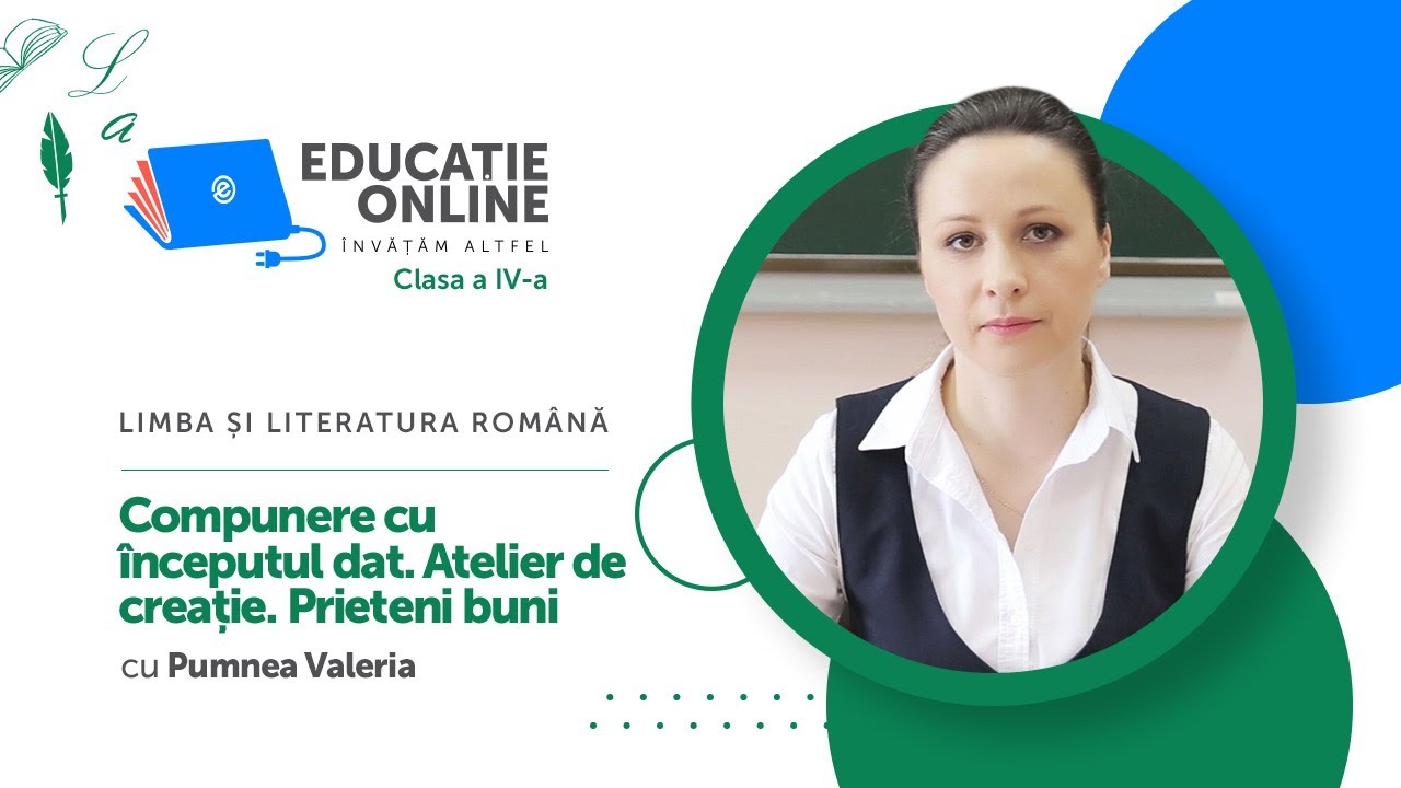 Watch Limba Romana Clasa 4 Fise De Lucru Now Limba ?i literatura român?, Clasa a IV-a, Compunere cu începutul dat. Atelier de crea?ie...
