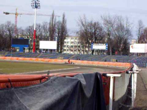 Sparing: Polonia Bydgoszcz - GTŻ Grudziądz upadek Brzozowskiego 2009