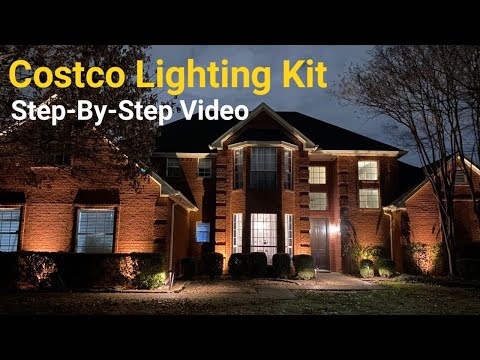 How to Install Low Voltage Landscape Lighting | Complete Step-by-Step Video | Costco Lighting Kit